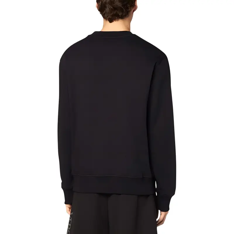 VERSACE Jeans Couture Logo print Crew Neck Sweatshirt-4