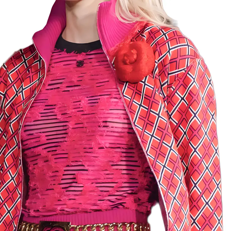 CHANEL 24 Spring Summer Jackets & Coats Women's Peach Red-4