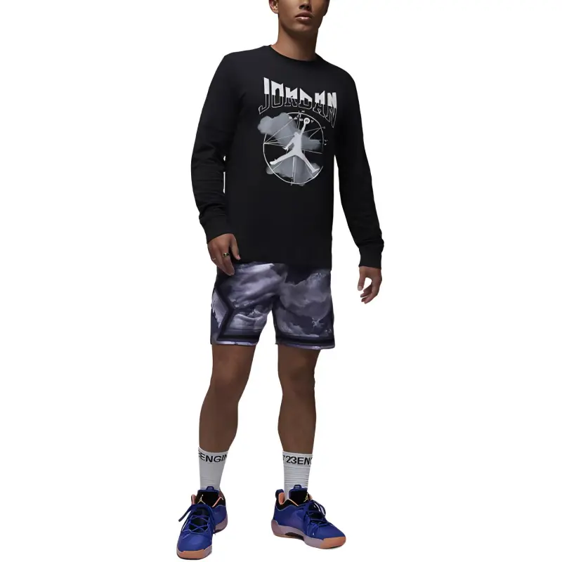 Jordan Dri FIT Casual Shorts Men's Sky Purple-2