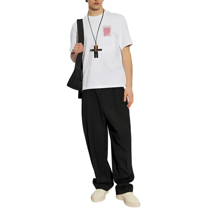 Jacquemus Logo Printed Crewneck T Shirt-2