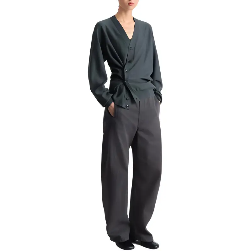 Lemaire Relaxed Twisted Cardigan-2