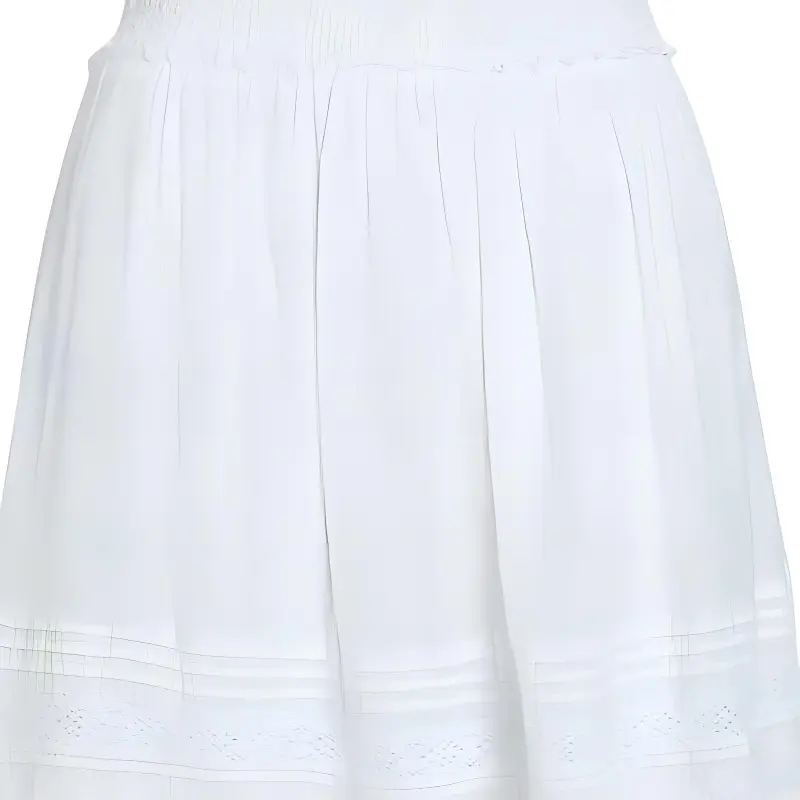 Polo Ralph Lauren SS25 Casual Long Skirt Women's White-2