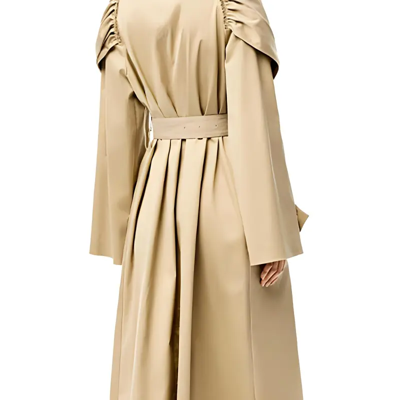 LOEWE FW21 Trench Coat Women's Beige-4