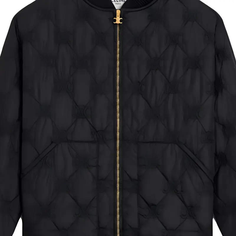 CELINE Triomphe Teddy Jacket In Lightweight Nylon-3