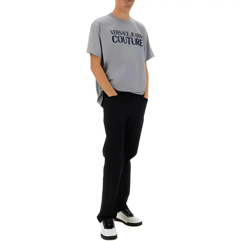 VERSACE JEANS COUTURE T Shirt Men's Medium Gray-2