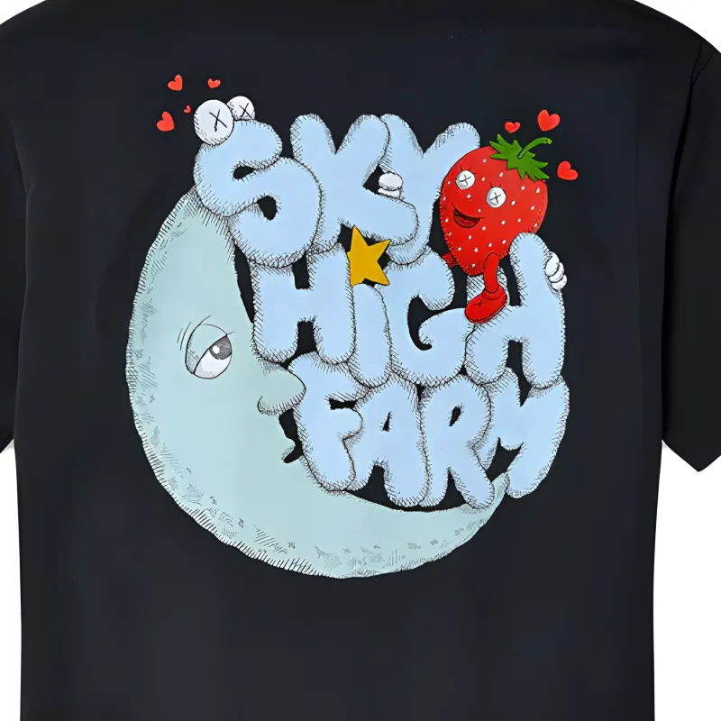 Nike X Kaws Sky High Farm Workwear Perennial Graphic T shirt-2