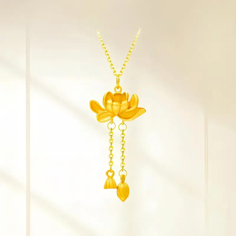 Chongqing Gold Store S925 Silver Necklaces Women's-1