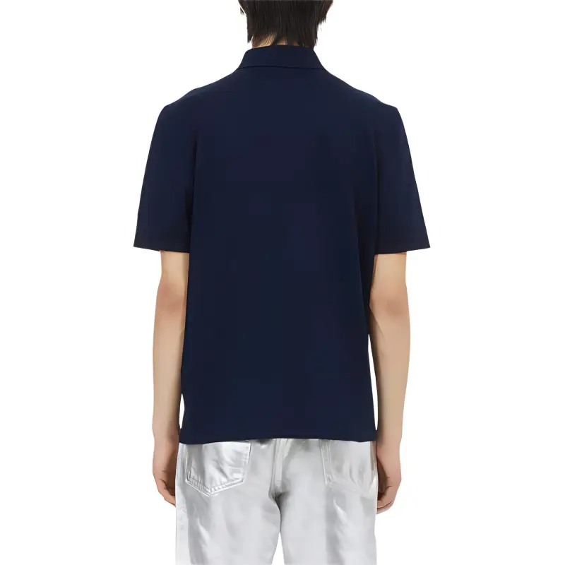Ferragamo Half Zipped Short Sleeved Polo Shirt-4