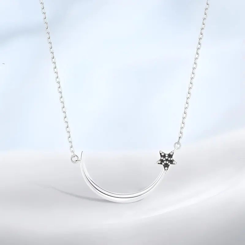 PRETTY DIARY S925 Silver Necklaces Women's-2