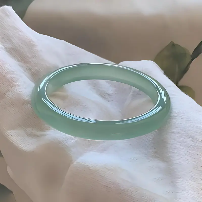 Grace Chalcedony Jade Bangles Women's-2