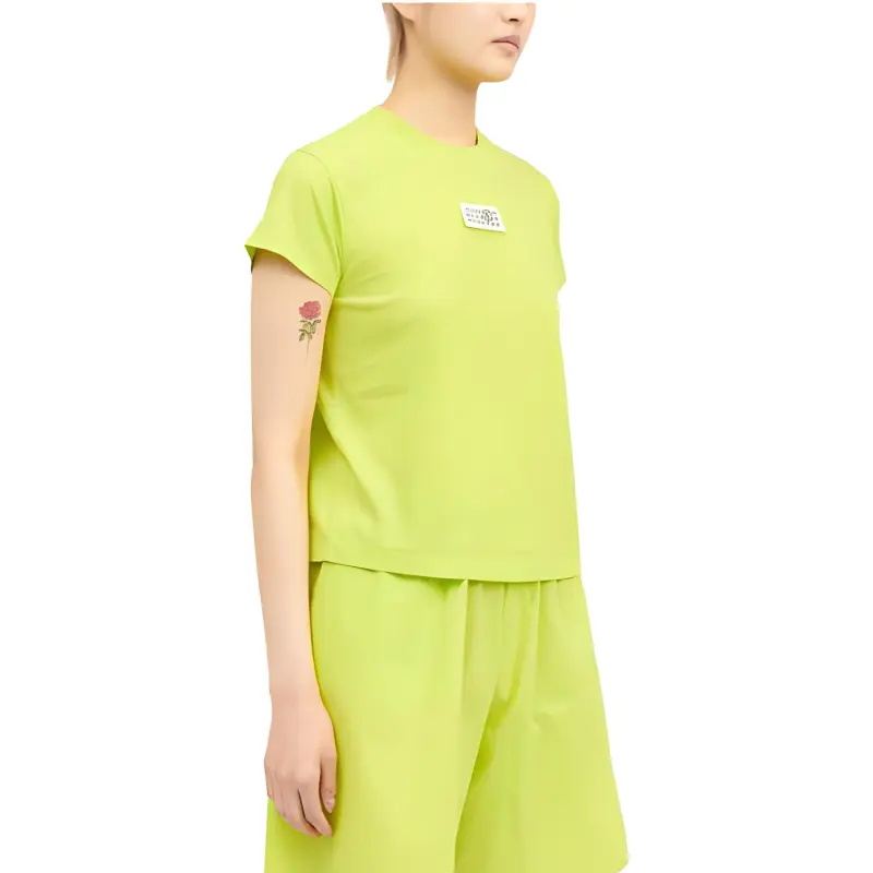 MM6 Maison Margiela Number-Motif Crewneck T-Shirt-1