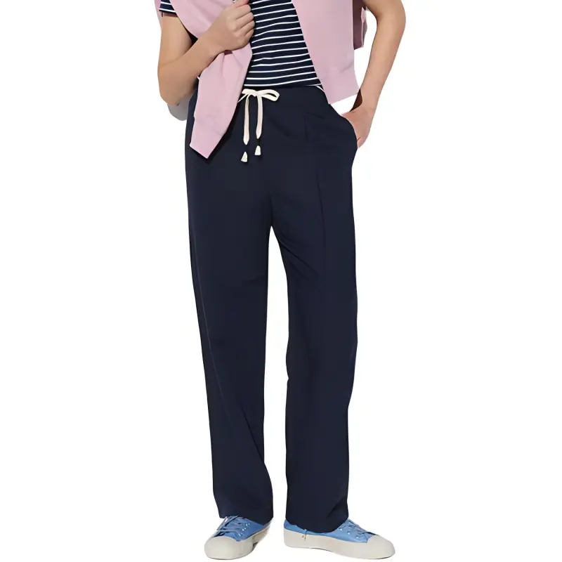 UNIQLO Casual Pants Women's Navy Blue-2