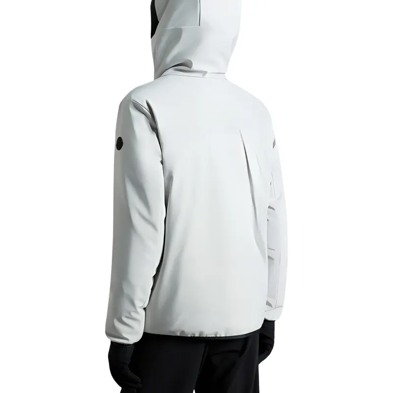 Moncler Down Jackets Men Light Gray-3