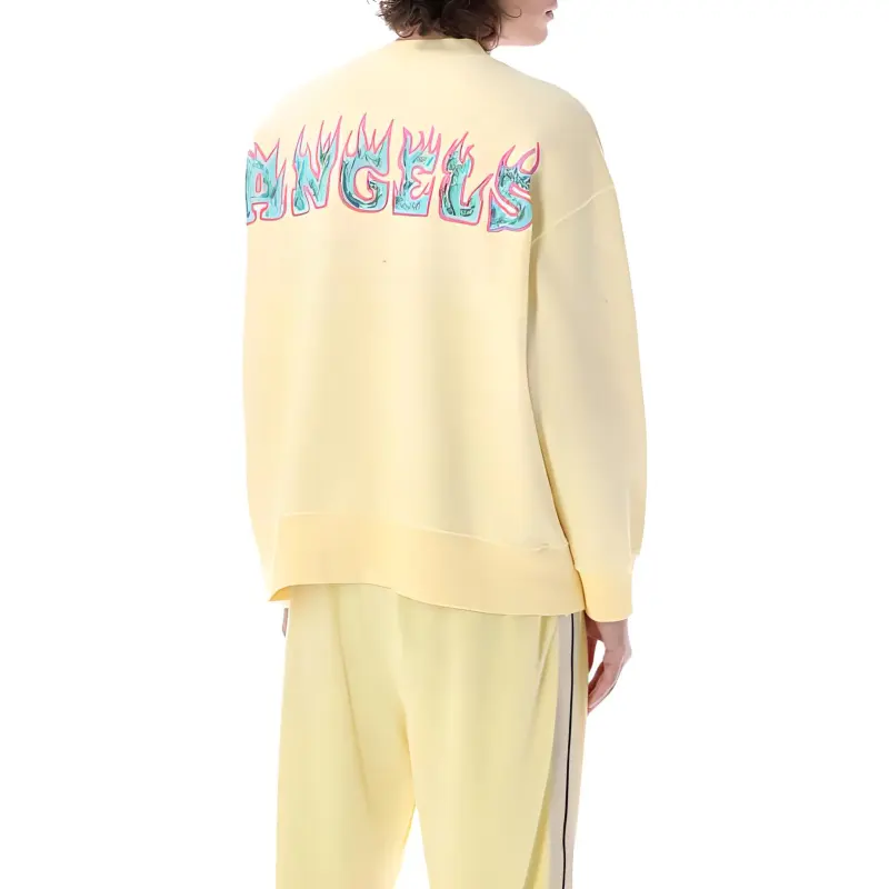 PALM ANGELS Sweatshirts Men Yellow-1