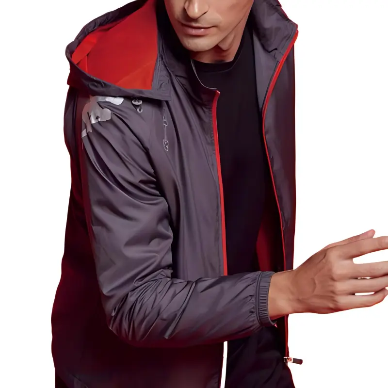Kappa Jackets Coats Men Dark Gray-1