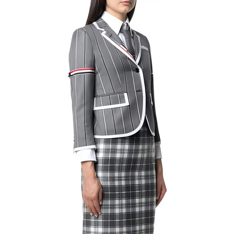 THOM BROWNE Vertical stripe Sports Blazer-3