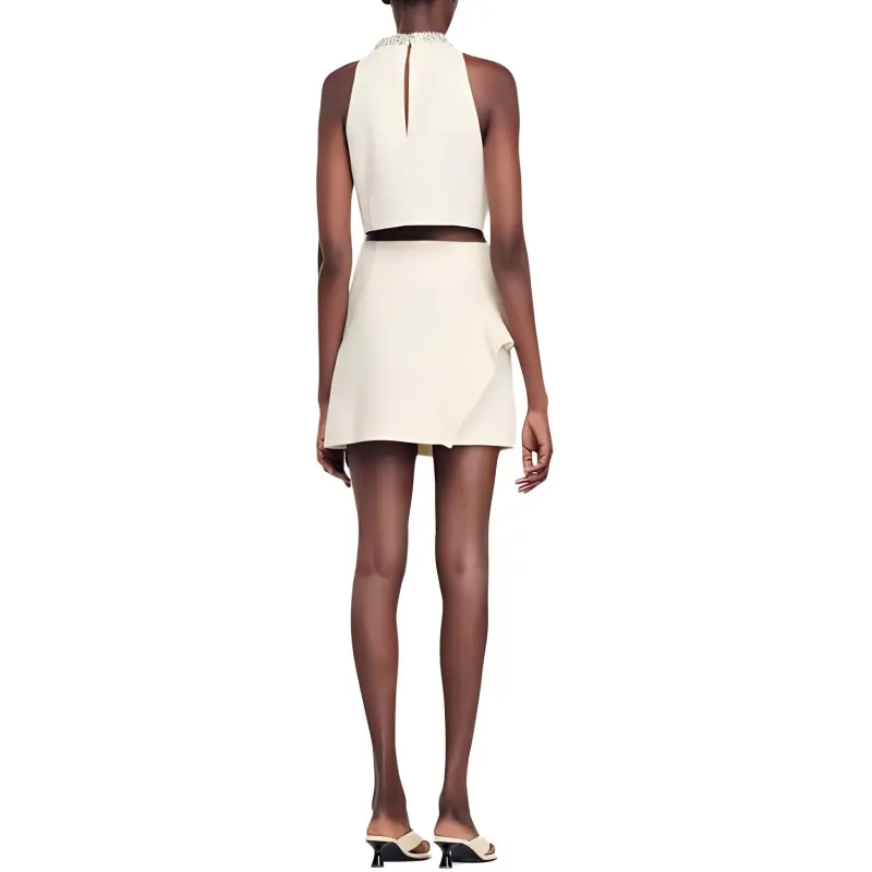 Sandro FW23 Sandro Casual Short Skirts Women's White-2
