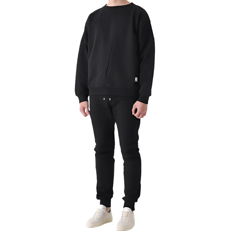 BALMAIN Sweatshirts Men Black-2