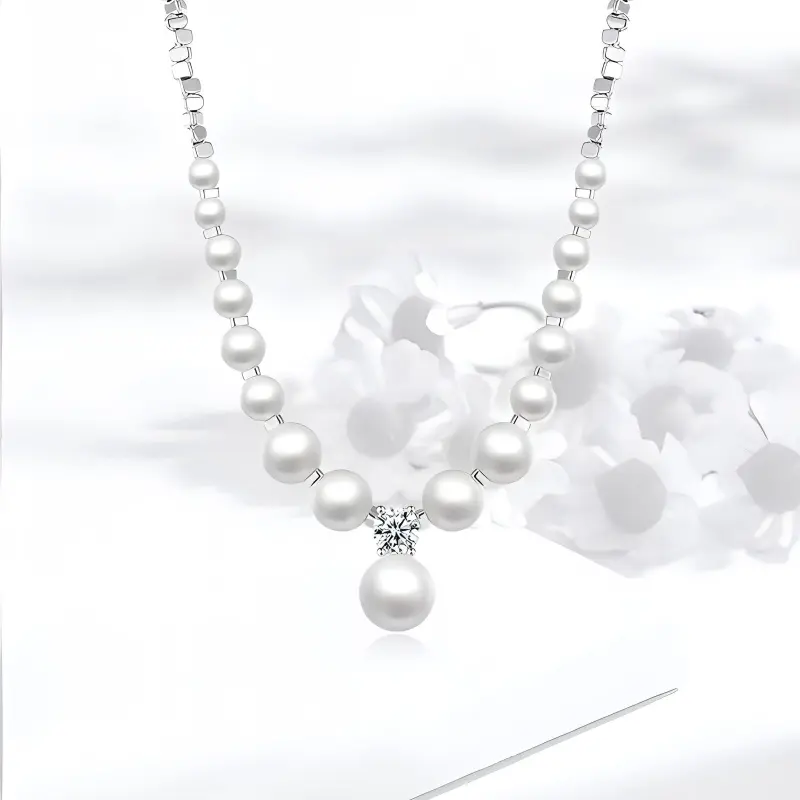 MISS TOOYA S925 Silver Necklaces Women's-2
