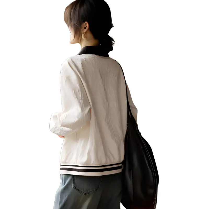 XWI Jackets & Coats Women's Ecru & Black-0