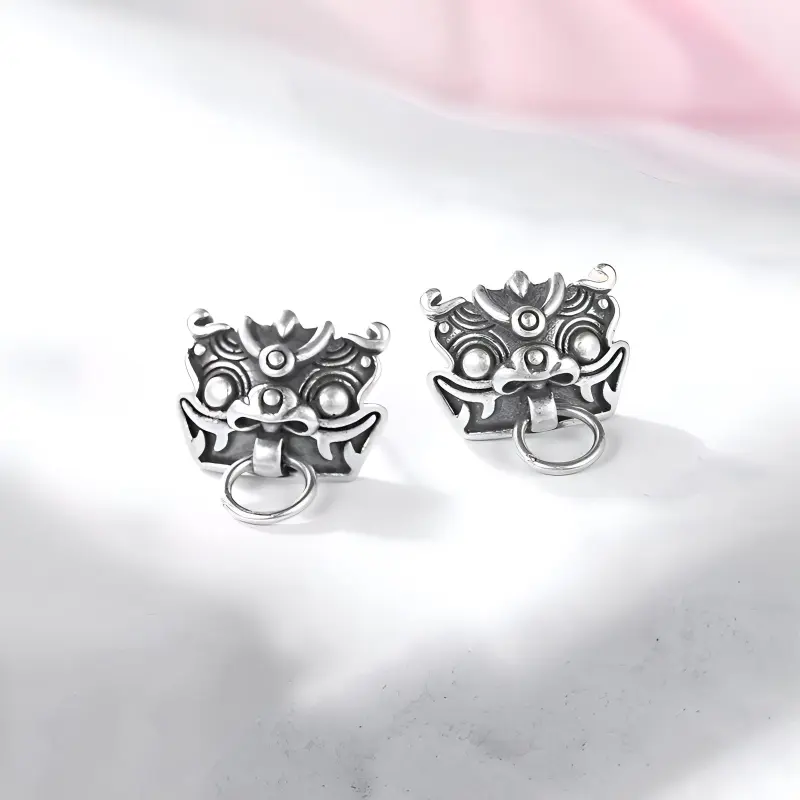 Inkopper Alloy Stud Earrings Unisex-4