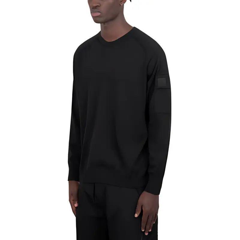 C.P.Company Logo appliqué Fine knit Jumper-4