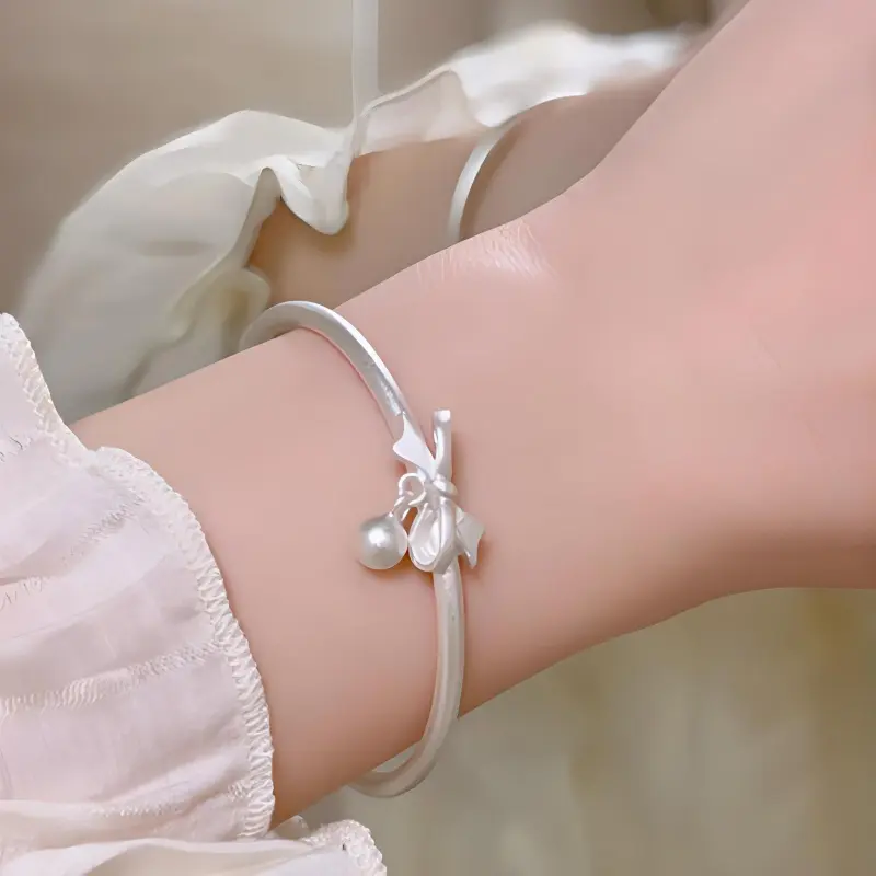 NSAOT 999 Fine Silver Bangles Women's-5