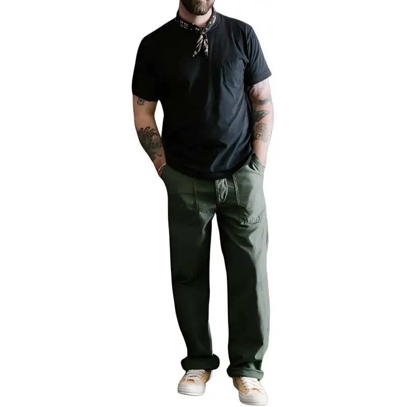 Orslow Casual Pants Men's Green-2
