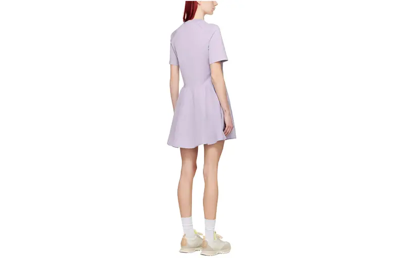 Moncler Short Sleeved Dress Women's Purple-1