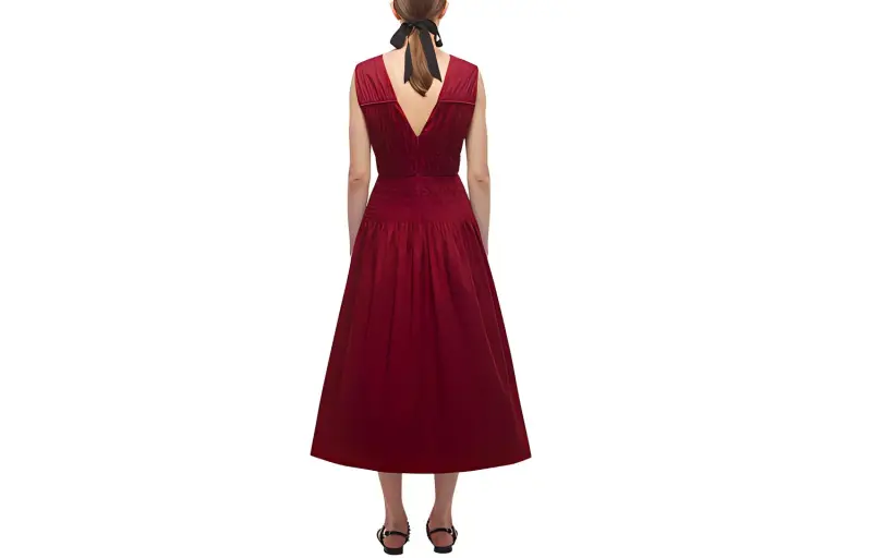 Self-portrait Sleeveless Dresses Women's Red-1