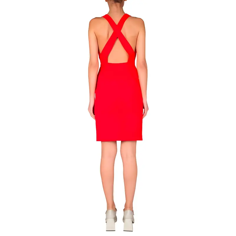 MOSCHINO Sleeveless Cut-Out Mini Dress-1