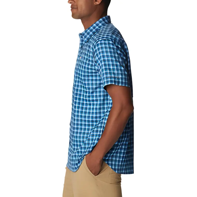 Columbia Silver Ridge Shirt Men's Gwen Blue-2