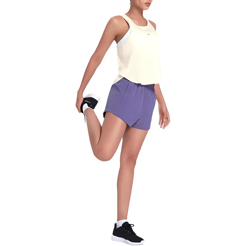 Reebok Sports Shorts Women's Gray Purple-1