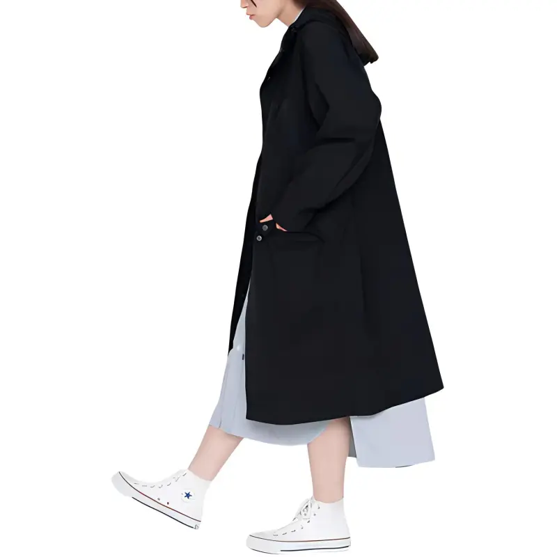 THE NORTH FACE PURPLE LABEL Trench Coats Men Black-3