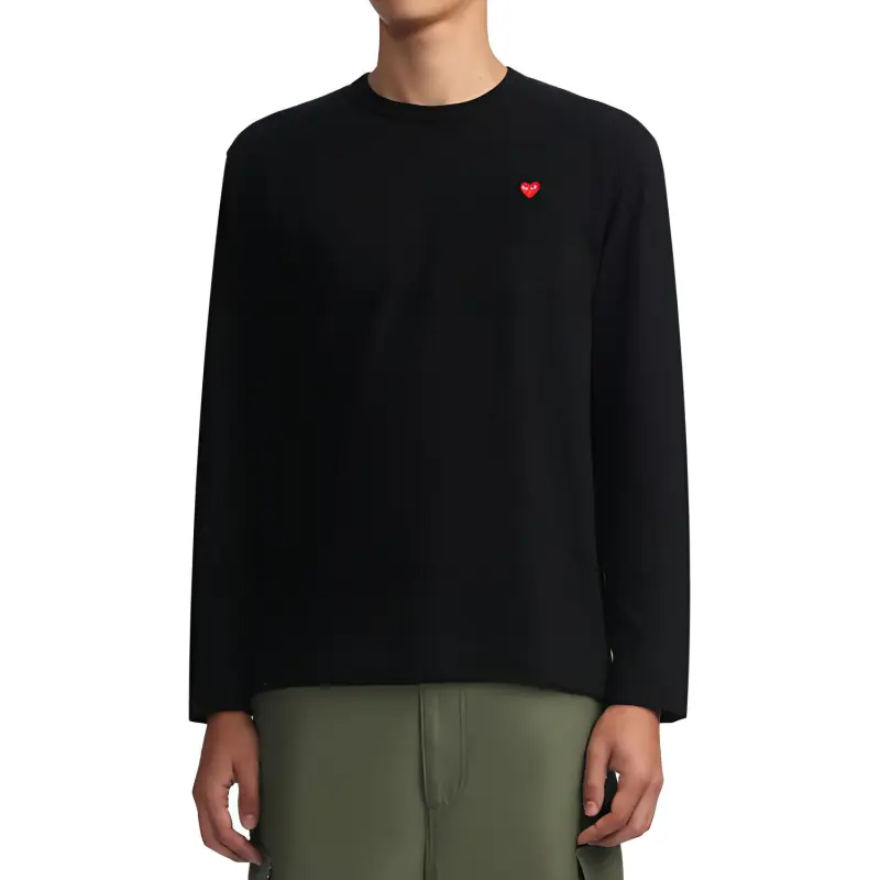CDG Play Sweatshirts Men Black-2