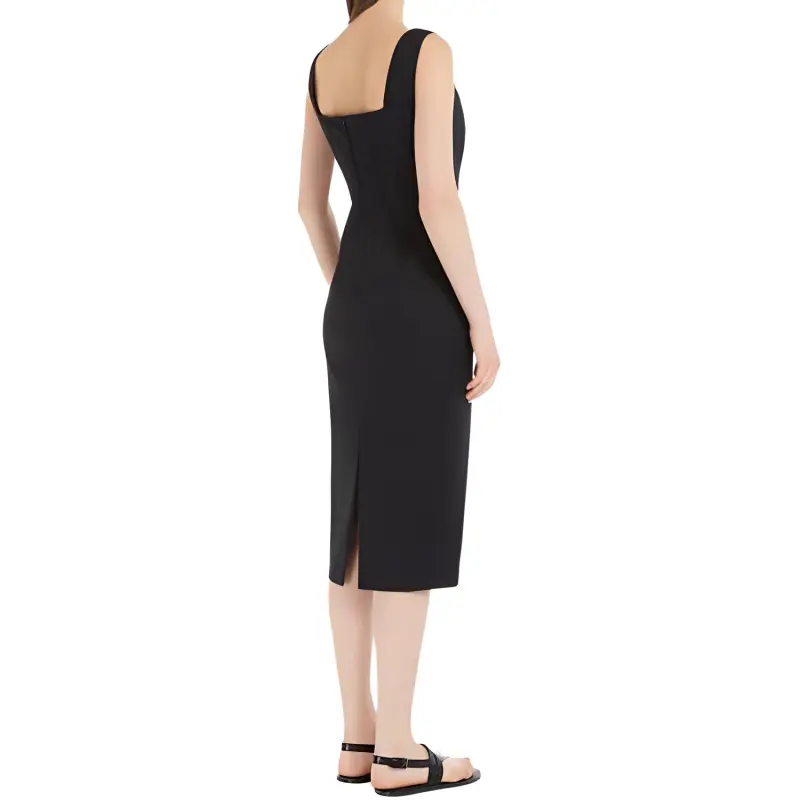 MaxMara Studio Sleeveless Dress Women's Black-3
