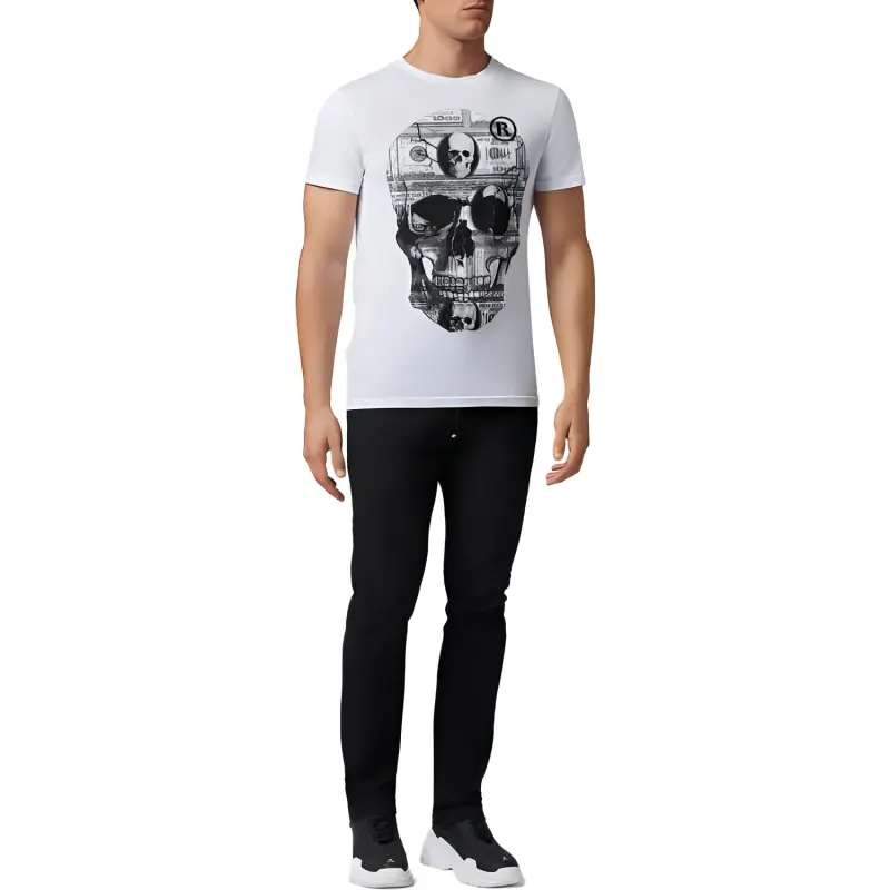 PHILIPP PLEIN T Shirts Men White-1