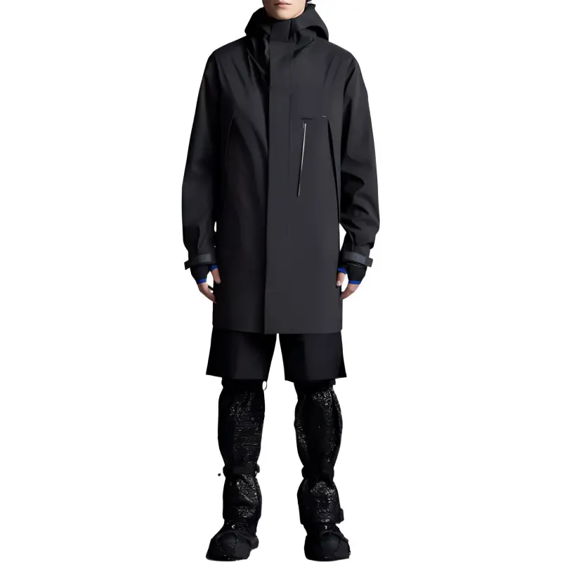 Moncler SS22 Trench Coats Men Black-1