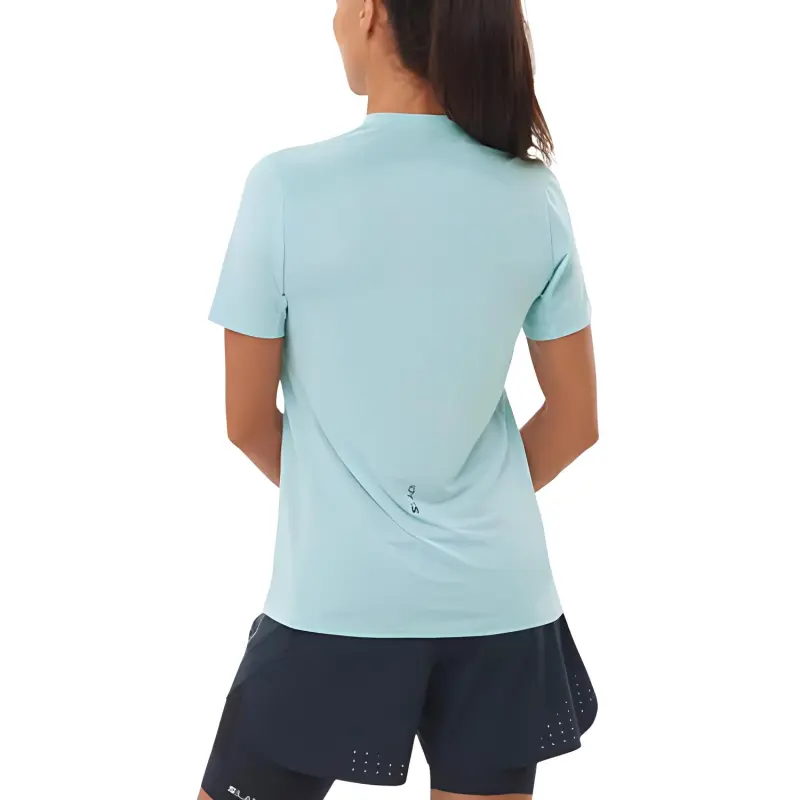 SALOMON T-Shirt Women's Light Blue-3