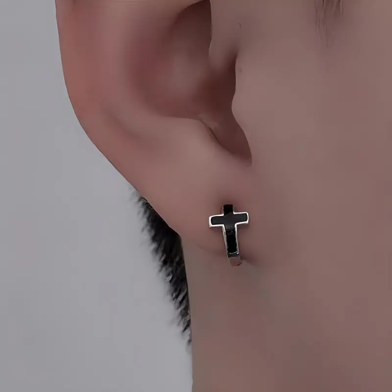 Mr. Shang 925 Sterling Silver Earrings Unisex-1