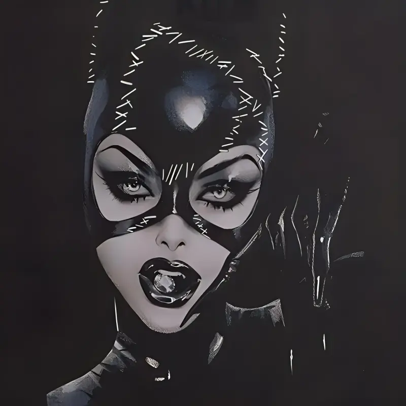 KITH X Batman Selina Kyle Vintage Tee-1