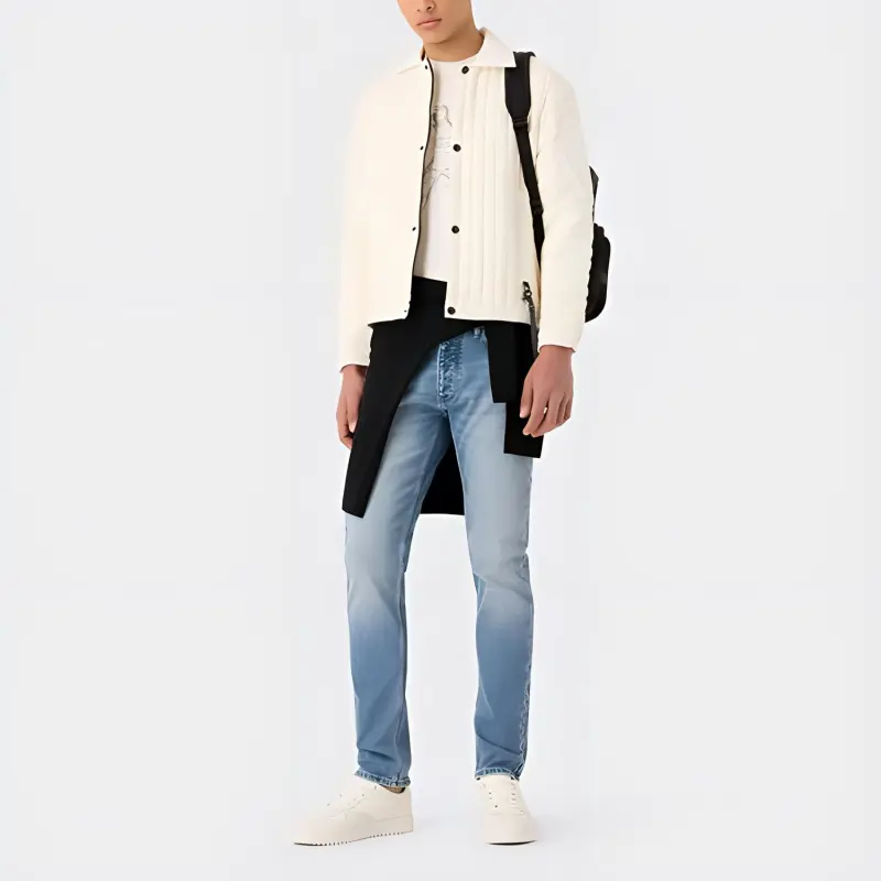 EMPORIO ARMANI Mid rise Straight leg Jeans-3