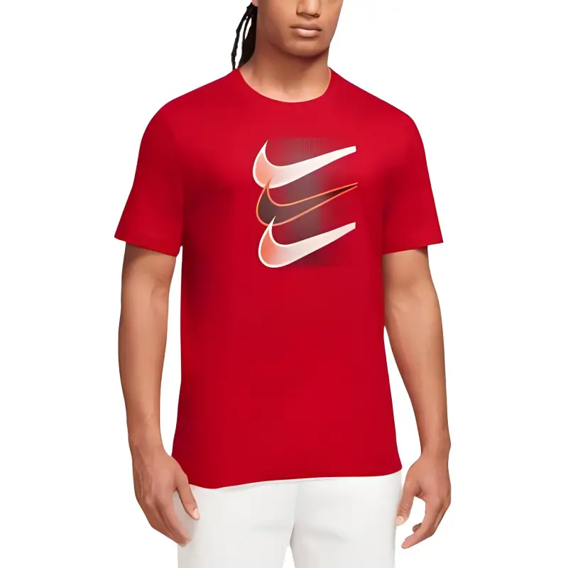 Nike T-Shirts Men Red-1