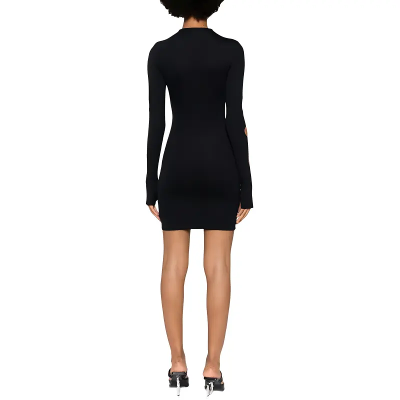 OFF WHITE Cut out Long sleeve Minidress-2