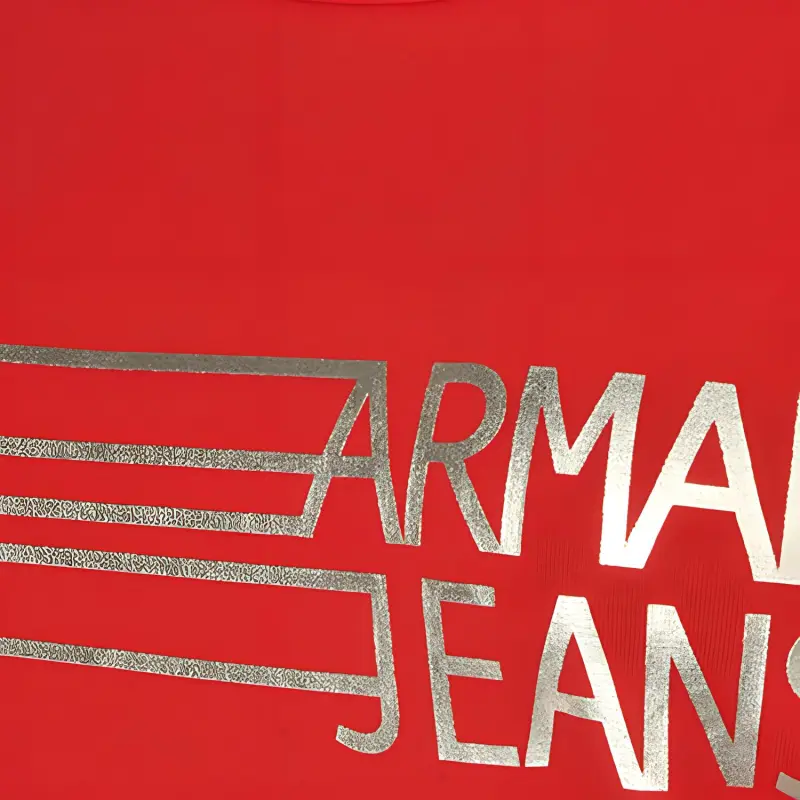 ARMANI JEANS T Shirts Women's Red-2