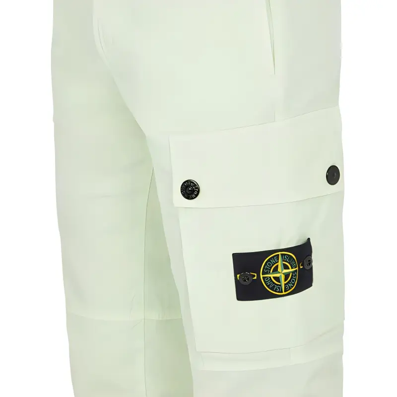 STONE ISLAND Compass Badge Slim fit Trousers-2