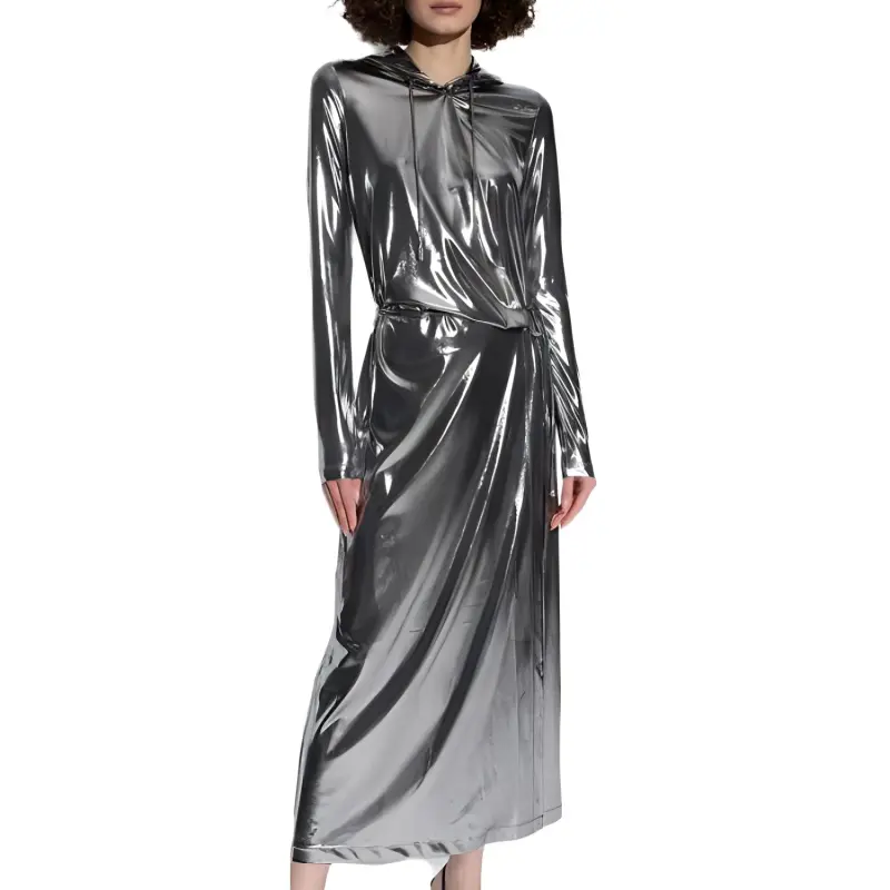 DIESEL D-Fanzy Hooded Wrap Dress-3