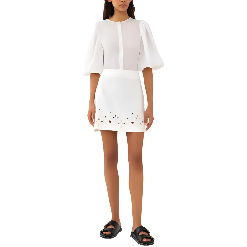 Chloé Puff Sleeved Crewneck Shirt-1