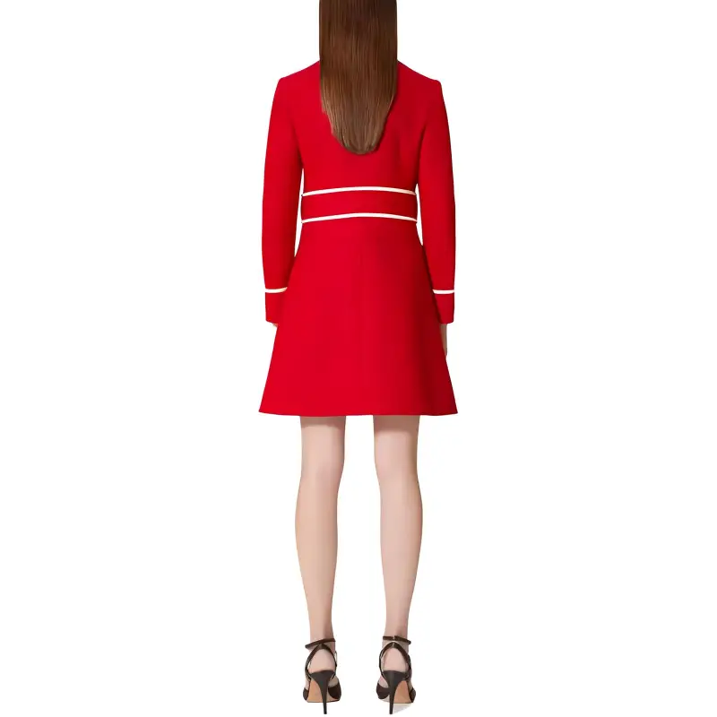 RED VALENTINO Coats Women's Red-2