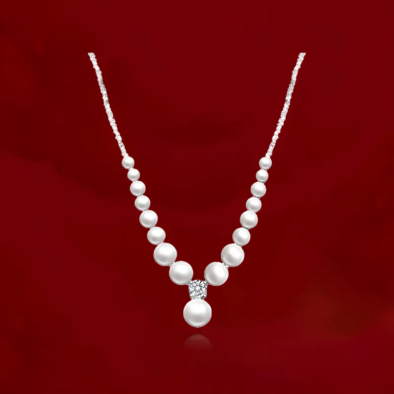 Chongqing Gold Store S925 Silver Necklaces Unisex-3